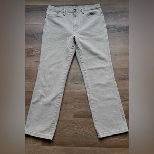 Men’s Tan Wrangler Jeans 34x30